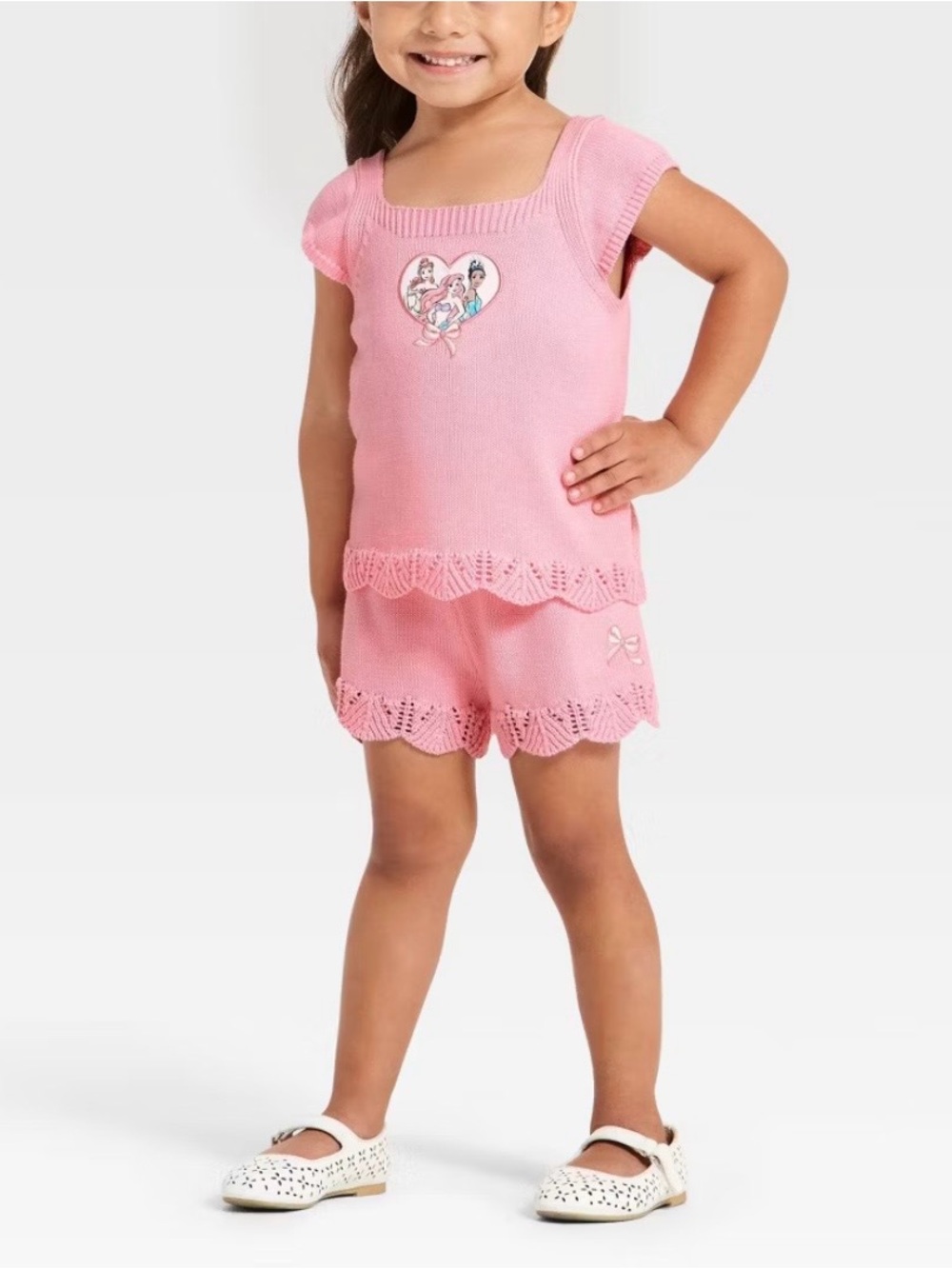 3T Toddler 2pc Disney Princess Knit Tank and Shorts